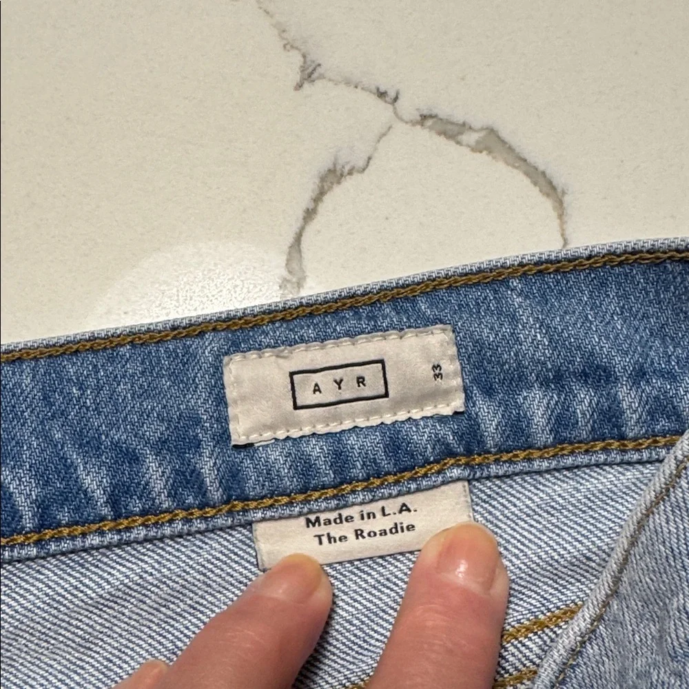 AYR Denim Blue Jeans 33R ‘The Roadie’ in Ghost Ranch - Picture 5 of 13